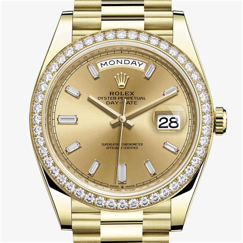 rolex day date gold neu|Rolex Day-Date 40mm price.